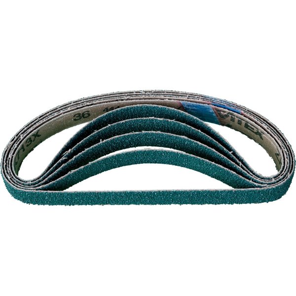 Pferd Coated Belt, Zirc, 3/4"x18", 36 Grit, Coated, 3/4" W, 18" L, 36 Grit, Zirconia Alumina 49740